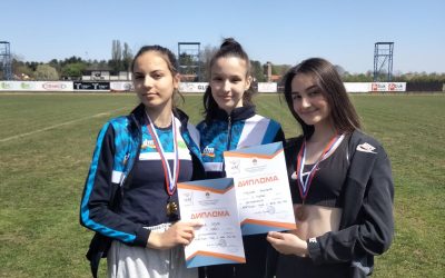 Леа Гајић побједник регионалног такмичења у атлетици у дисциплини скок у даљ. Марини Вуковић треће мјесто