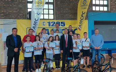 Финално такмичење „Дјеца у саобраћају 2022″ – Екипа школе „Свети Сава“ освојила друго мјесто!