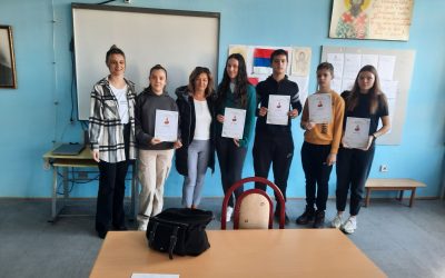 Најбољи у Граду у одбојци, православној вјеронауци и математици